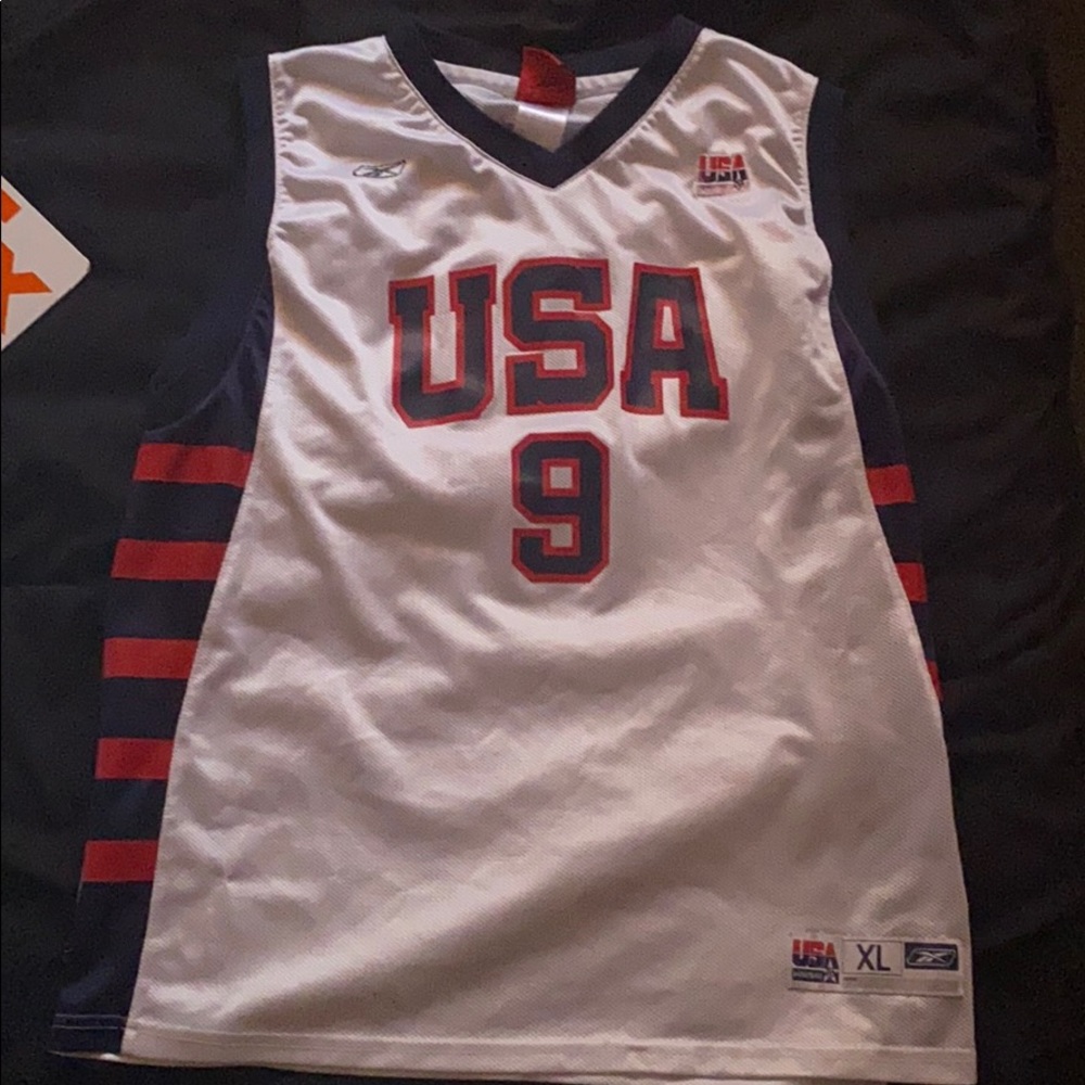 COPY - Lebron James #9 Team USA Reebok Jersey